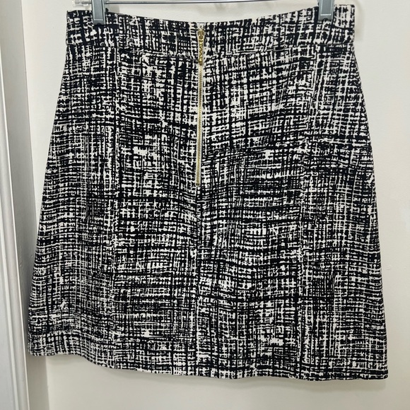 Kate Spade “Gilda” Black and White A-Line Skirt - Picture 2 of 10